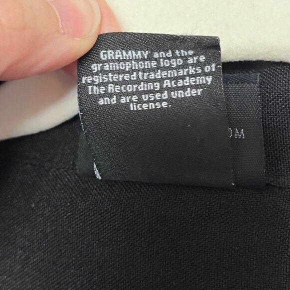 52nd Grammy Awards Black Jacket With Pockets & Buttoned Cuffs Zip Front Size L - Picture 9 of 12